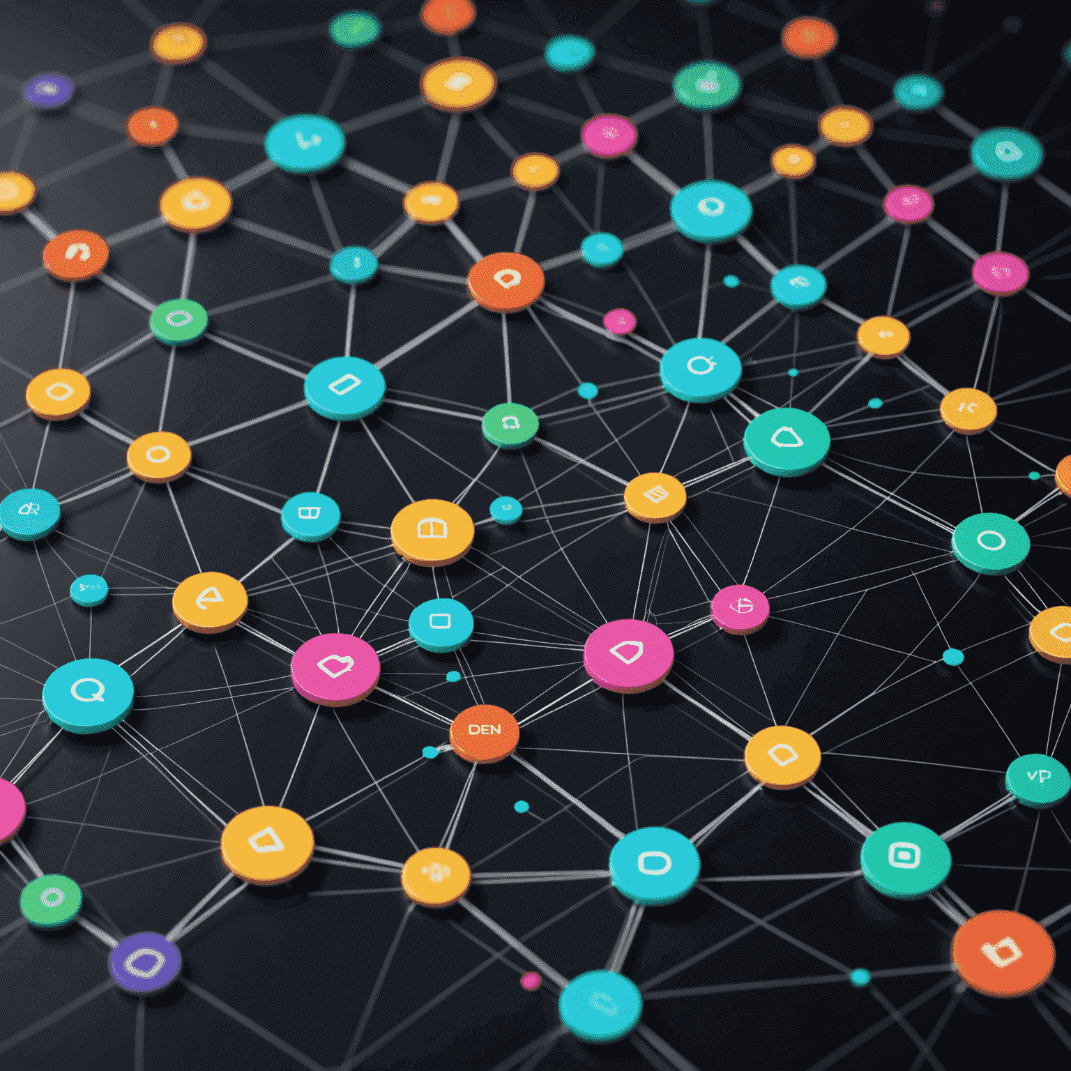 Interface d'Advanced IP Scanner montrant une cartographie réseau détaillée avec des nœuds colorés représentant différents types d'appareils